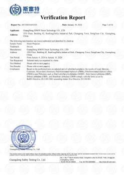 HY320 with CE ,ROHS ,FCC ID Report